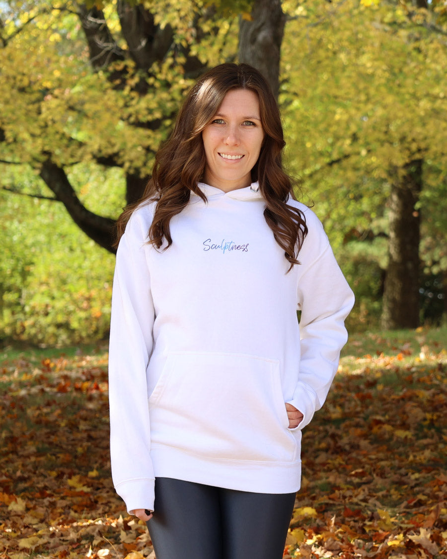 White Sculptness Hoodie