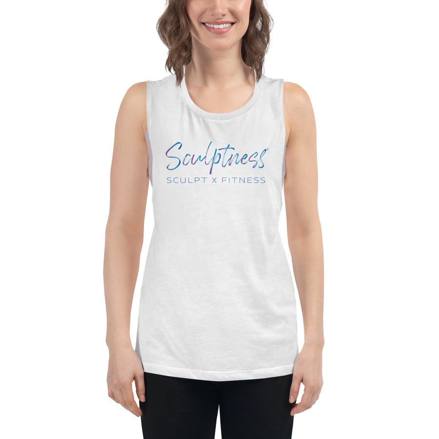 Sculptness White Tank Front View