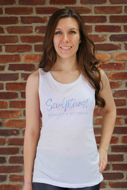 Sculptness White Tank