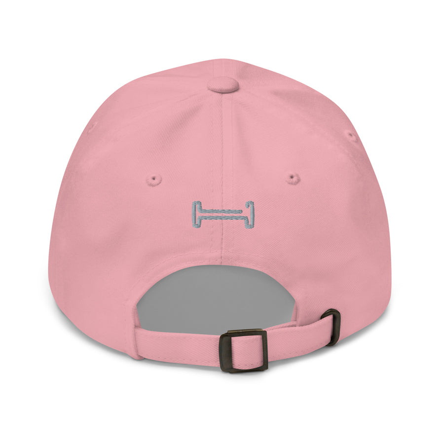 Sculptness Pink Baseball Cap view of back